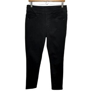 Democracy "Ab"solution Pull On Jeans Womens 8 Black Stretch Jeggings Comfort